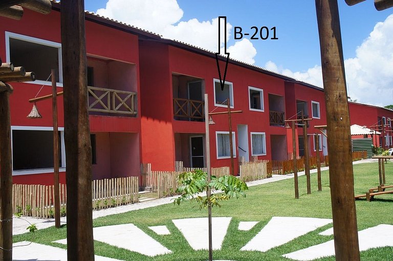 K-101 - Apartamento térreo com jardim em Monte Gordo - regiã